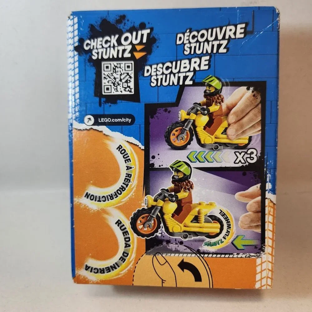 NEW LEGO 60297 City Stuntz Fly wheel Motorcycle Minifigure CHRISTMAS STOCKING ST